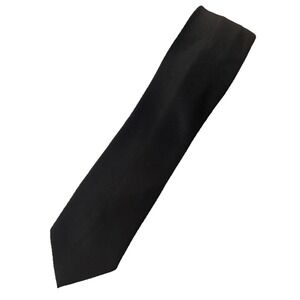 Mens‎ Geoffrey Beene Solid Gray Polyester tie Made in Italy
